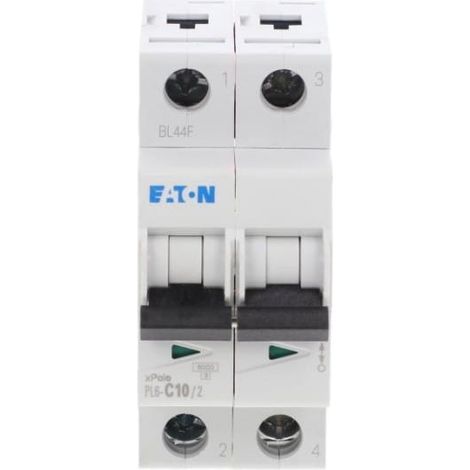 Interruttore automatico 2P C 10A 6kA AC PL6-C10/2 286565