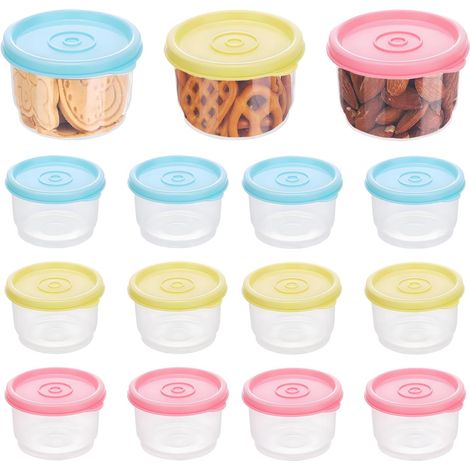 12 Gefrierbehälter aus Polypropylen, 160 ml, wiederverwendbar, stapelbar, aus verschlossenem Kunststoff, für Snacks/zum Einfrieren