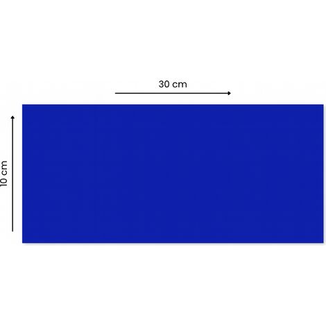 Plaque Plexiglas Bleu PMMA 3 mm – Verre Acrylique – 100x300 mm – Résistante et Découpable (1/5)
