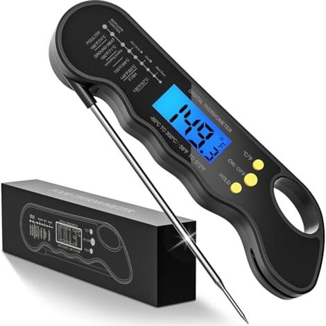 Thermometer - Q128 All Black Thermometer - Q128 All Black Thermometer - Q128 All Black Thermometer - Q128 All Black (1/5)
