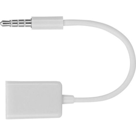 Câble USB Femelle vers Jack 3.5mm Mâle - Connexion Audio AUX, Adaptateur Audio (1/5)