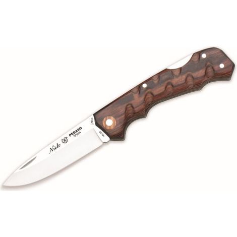 Navaja Pegaso 602 Miguel Nieto de 19 cms con hoja de acero de 8 cms y mango de Madera natural de palo violeta
