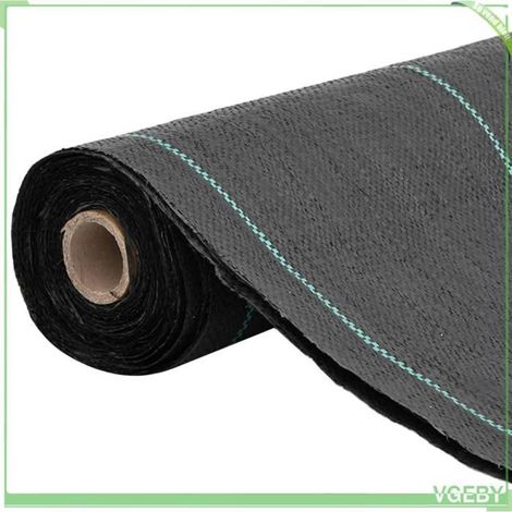 Membrane anti-mauvaises herbes - FAFEICY - 4005153 - Noir - 1,5 x 50 m - PP 60 g/m² (1/5)