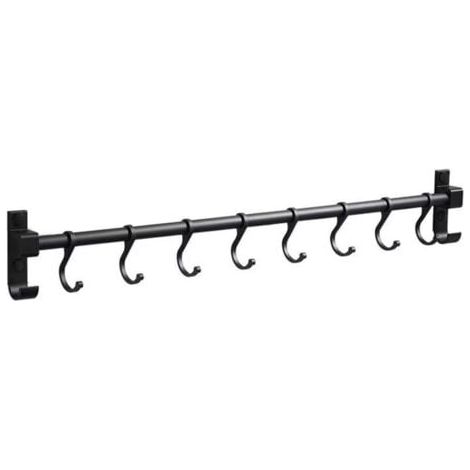 Barre de Cuisine Aluminium Barre Murale 50CM Porte Ustensiles de Cuisine avec 8 Crochets (1/5)