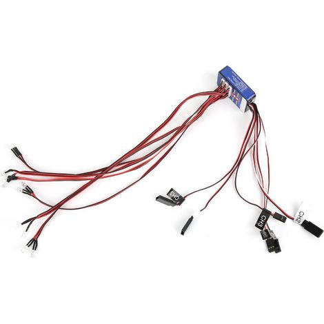 Kit 12 LED feux stop simulation volant pour voiture RC échelle 1/10 (1/5)
