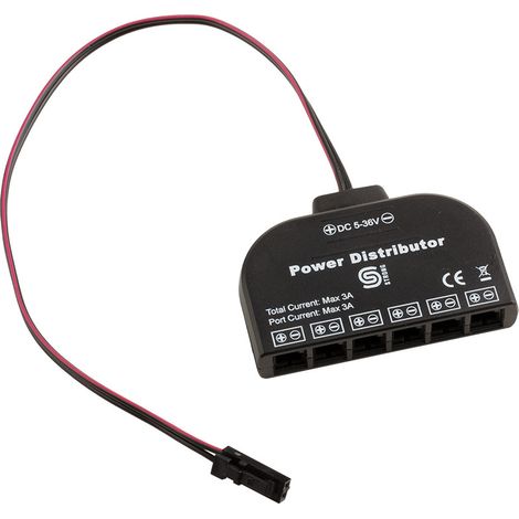 Connecteur LED 6 mini prises 0.25 m