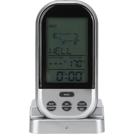 Kabelloses elektronisches digitales Fleischthermometer mit Sonde zum Grillen, BBQ-Kochen und für die heimische Küche (1/5)