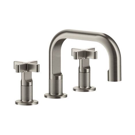Gessi Inciso+ Mélangeur lavabo 3 trous, bec H=59 mm x saillie 140