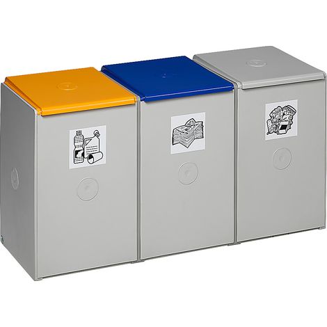 VAR, Collecteur de tri en plastique, poste de tri avec bacs de