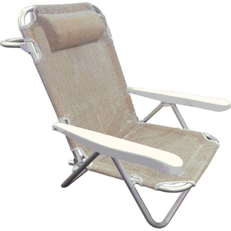 SEDIA SPIAGGIA COMFORT CM. 61X61X78H BEIGE