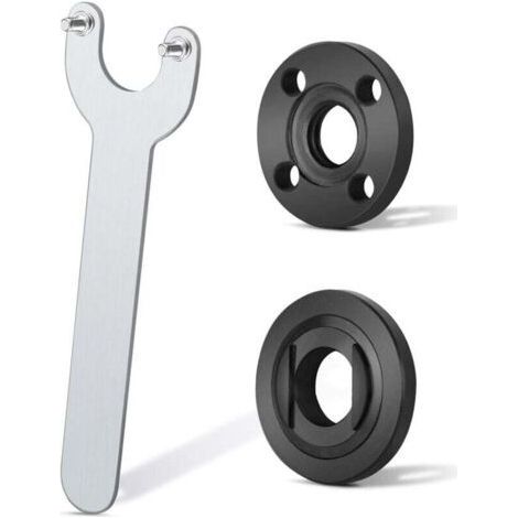 Grinder Clamping Angle Wrench Metal Locking Key Compatible Milwaukee Ma-kita 193465-4 Bo-sch Black & Decker Ryobi 4.5" 5" 5/8-11 (1/4)