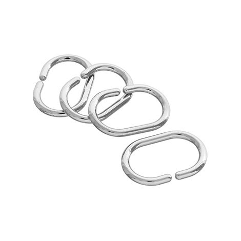 Set 12 ganci doccia Feridras bianchi