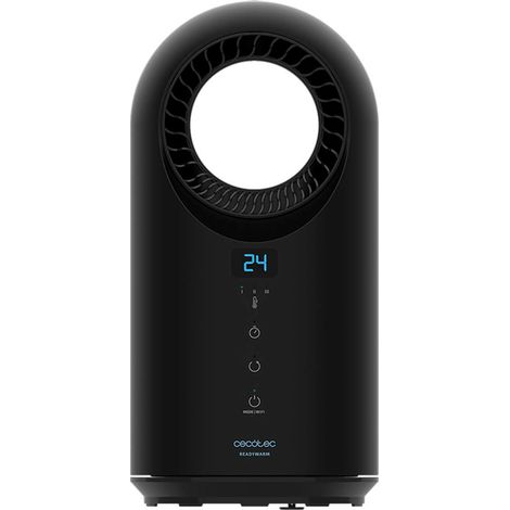 Cecotec Riscaldatore a bassa potenza Ready Warm 8400 senza lama. Potenza 1500 W, WiFi, telecomando, display LED, touch, 3 modalità, oscillazione, timer, triplo sistema di sicurezza (1/5)