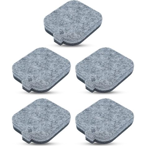 LinDuxe 5er-Pack Luftfilter für Stihl BG55 BG45 BG46 BG65 BG85 SH85 SH55 BR45 BR45C Laubbläser, Ersatz 42291201800