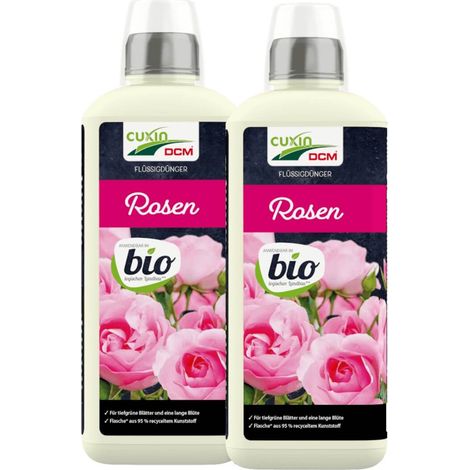 Cuxin engrais liquide pour roses bio 2x800 ml