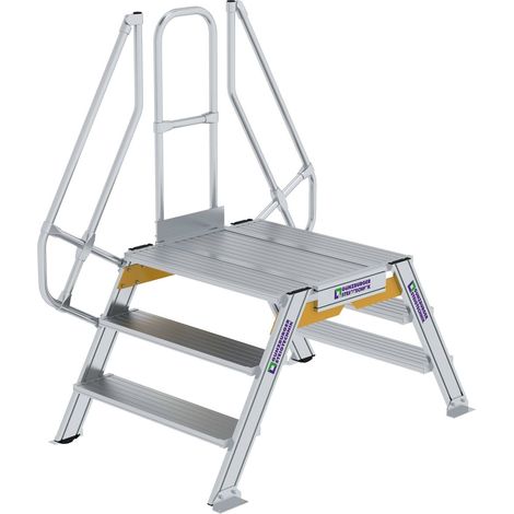Günzburger Steigtechnik Escalier 60° Largeur de marche 1 000 mm 3 marches - 600923