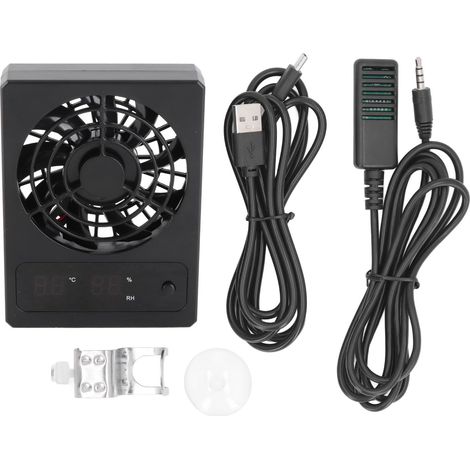 Ventilateur de ventilation pour réservoir de reptiles, déshumidificateur silencieux améliorant la circulation de l'air pour terrarium de forêt tropicale, vivarium pour (1/5)