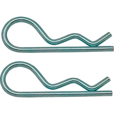 Broche PS14, forme R, 3 mm, galvanisée, emballage blister de 2. (1/2)