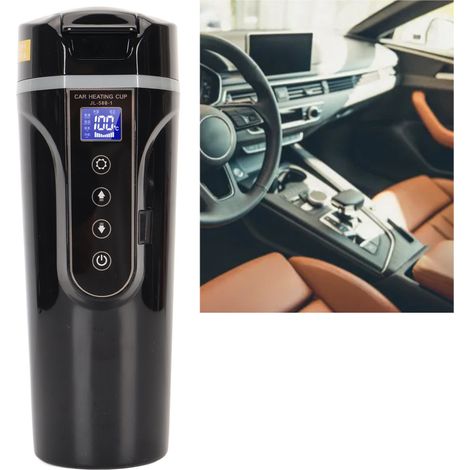 Elektrischer Wasserkocher fürs Auto mit Smart-Display, universeller 12V/24V-Wasserkocher (1/5)