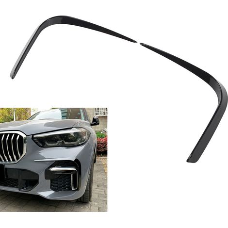 Frontstoßstangen-Canards in Hochglanzschwarz (ein Paar, links und rechts) für BMW X5 G05 M Sport 2019-2023 (ZST-417) in Übergröße (1/5)