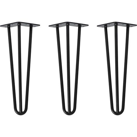Tischbeine aus Stahl, 12 mm Stahl, 3er Set (1/5)