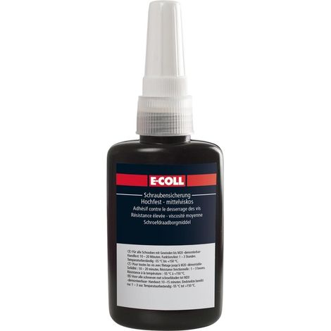 E-COLL Schraubensicherung 50g hochfest-mittelviskos