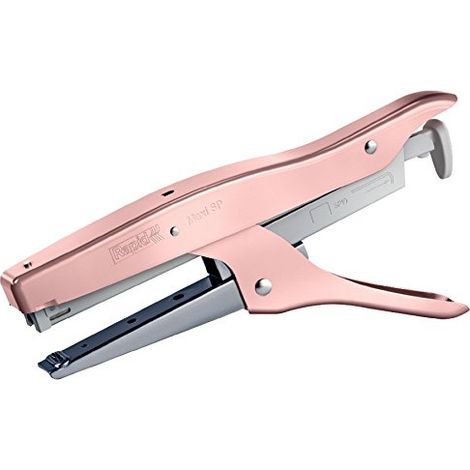 Pinza per graffette Rapid Maxi SP19 ergonomica rosa per ufficio