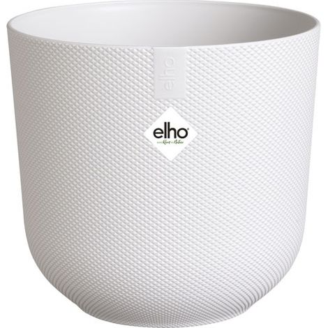 Pot Jazz Rond D14 Blanc Soie Elho Design élégant, Polyvalent Et Durable - Elho
