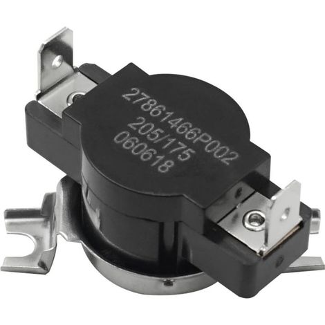 Thermostat de sèche-linge WE04X25198, compatible avec les sèche-linge GE et la plupart des autres sèche-linge. (1/5)