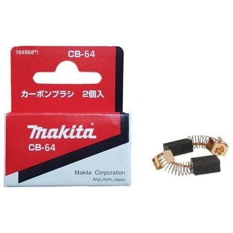 Spazzole di carbone Makita CB 64 nero set 2 pezzi