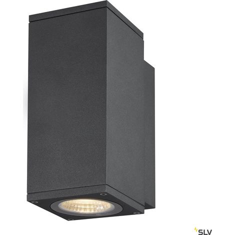 Applique extérieure ENOLA carré S gris LED 6W 3000K/4000K IP65 - SLV - 1003416