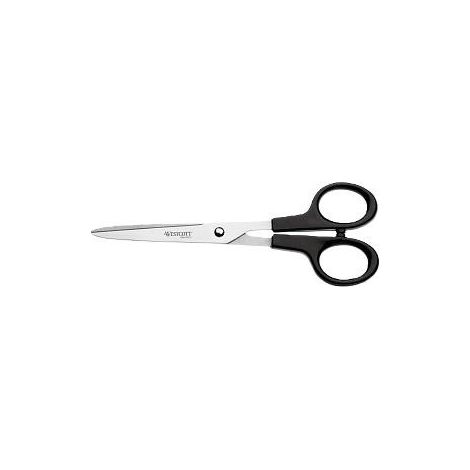 Forbici da ufficio nere, 18 cm