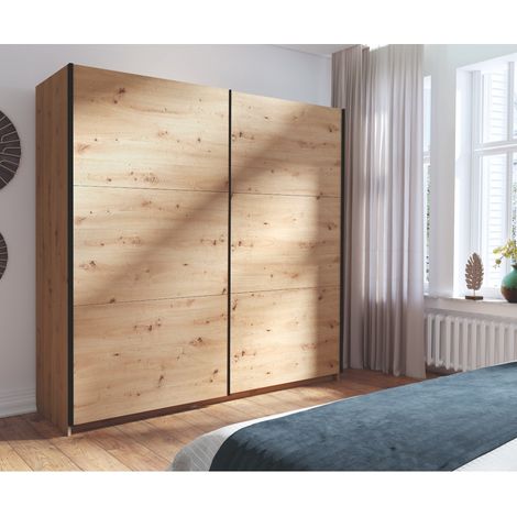 Armoire dressing moderne avec portes coulissantes 150cm KAS (1/5)