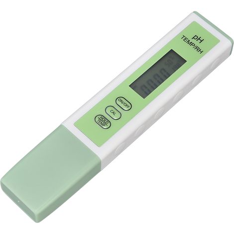 Misuratore di pH multifunzionale ad alta precisione, pHmetro a temperatura e umidità relativa, penna per il test della qualità dell'acqua per acquari (1/5)