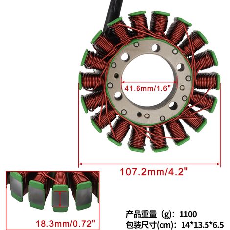 XT660 XT 660 R (05-15) Anwendbar auf Magneto-Statorspulen von Motorrädern (1/4)