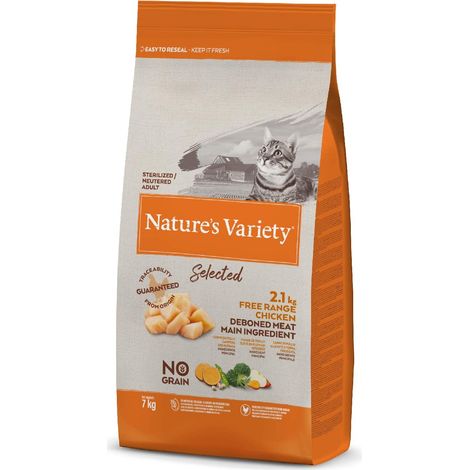Nature's Variety Nourriture pour chats adultes stérilisée au poulet sans céréales - Nourriture pour chats adultes stérilisée au poulet (1/5)