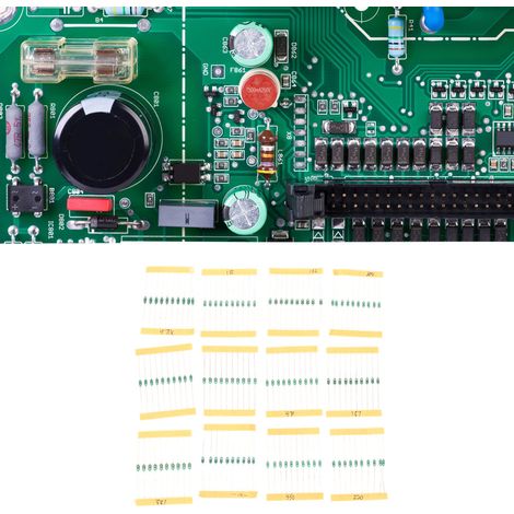 Ensemble de 120 inductances annulaires colorées de 1/4 W en 12 couleurs pour composants électroniques (1/5)