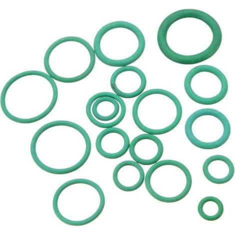 YMYNY 270 joints toriques de 18 tailles différentes, joints en caoutchouc verts - (1/4)