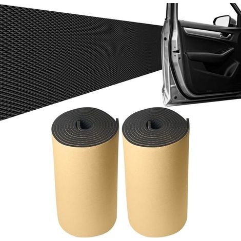 2 Rouleaux Mousse Protection Garage 2m x 20cm x 4mm, Protection Murale de Garage, Protege Porte de Voiture Autocollante, für Parkhäuser, Noir (1/5)