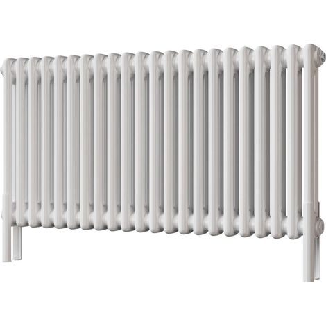 Alpha - White Column Radiator H500mm x W988mm 2 Column - Feet Included