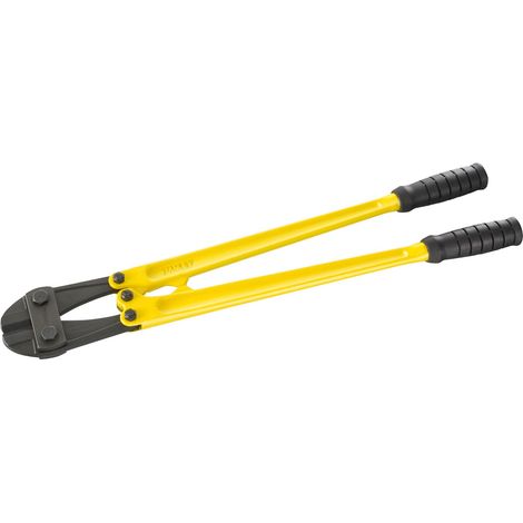 STANLEY cortavarillas 1-95-567 stanley , Mandíbulas de acero cromo molibdeno. Mayor durabilidad y fuerza, Capacidad de corte máxima 160Kg/mm2 a 10mm Ø. Mangos ergonómicos con funda