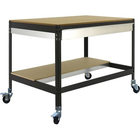 -CAHERSA- MESA DE TRABAJO SIMONWORK MOBILE BT0 BOX 900 GALVA/MADERA (1/2)