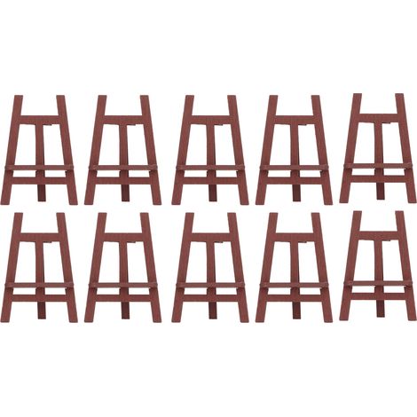 10 Chevalets Miniatures en Pin pour Maison de Poupée, Échelle 1:12 et 1:6, Idéal pour Décoration et Loisirs Créatifs (1/5)