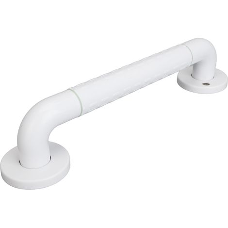 Barre d'appui de douche antidérapante, poignée de sécurité pour salle de bain, main courante blanche pour personnes âgées et handicapées, usage domestique et hôtelier. (1/5)