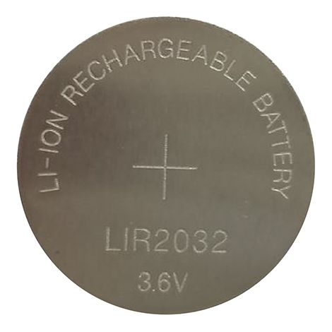 Rs Pro – Pile bouton LIR2032 – Lithium 3.6V – 20mm – Capacité 40mAh – Type standard pour appareils électroniques