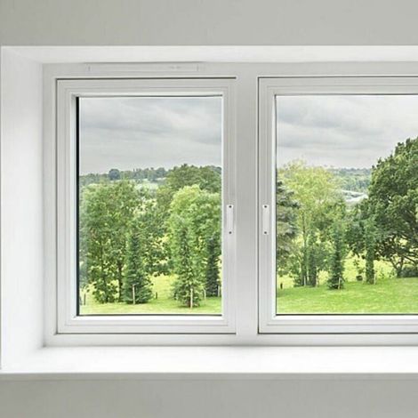 2 Pièces Poignée Blanc de Porte Coulissante Poignée Meuble en Alliage d'Aluminium Poignée de Fenêtres avec Vis Étiquette (1/4)