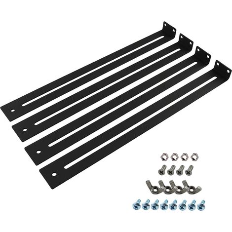 Kit de réparation pour 4 tiroirs, accessoires meubles, support (1/5)