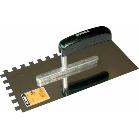 Glättekelle 280mm 10x10mm gezahnt Maurerkelle Gipskelle Stuckateurkelle TOP NEU