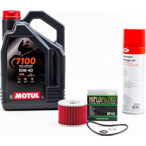 Kit Entretien Vidange Standard pour HONDA CB 550 K Four de 1977 à 1978 - MOTUL 7100 10W40 4L