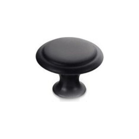 PA 10er-Pack Schrankknöpfe für Kommodenschubladen, moderner Einloch-Edelstahlgriff, Schubladengriffe, Kommodentürknöpfe (schwarz, 1,1 x 0,91 x 0,63 Zoll) (1/5)